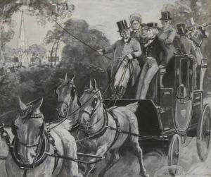 GROOME William Henry Charles 1881-1913,Leaving Salisbury,Sworders GB 2021-06-02