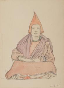 GROOME William Henry Charles 1881-1913,Untitled (Meditation),1911,Hindman US 2021-09-27