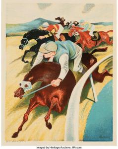 GROPPER William 1897-1977,The Race,1935,Heritage US 2024-04-11