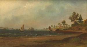 GROSE Daniel Charles 1838-1890,Coastal Scene,1880,Aspire Auction US 2022-09-08