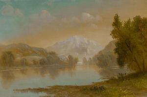 GROSE Daniel Charles 1838-1890,Mountain Lake,1871,William Doyle US 2023-02-08