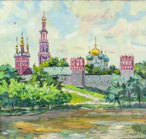 Groshev Piotr Evgeni Fedorovich 1933,Novodevichy Monastery,1992,888auctions CA 2018-07-05