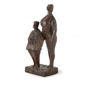 GROSS Chaim W 1904-1991,Standing Couple,1939,William Doyle US 2012-04-17