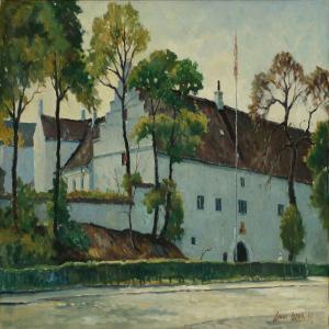 GROSS Einar 1895-1962,Landscape with Aalborghus Castle,Bruun Rasmussen DK 2009-10-26