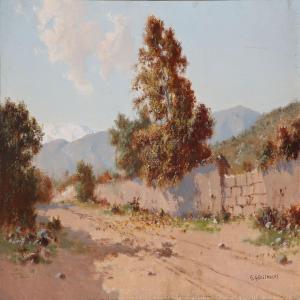 GROSSMACHT G 1877-1964,Two Southern European landscapes,Bruun Rasmussen DK 2013-04-01