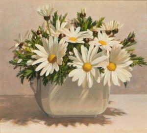 GROSSMAN John 1932,Still life with daisies,John Moran Auctioneers US 2021-01-26