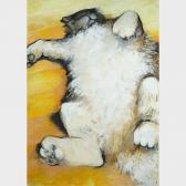 GROSTERN DOROTHY 1940,SLEEPING CAT,1986,Waddington's CA 2015-04-21