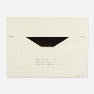 GROSVENOR Robert 1937,Drawing for a Keel Piece,1970,Rago Arts and Auction Center US 2020-08-20