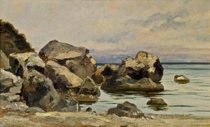GROSZ August Ignatz 1847-1917,Küste bei Capri,im Kinsky Auktionshaus AT 2012-11-13