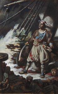 GROTJOHANN Philipp 1841-1892,A Pirate,Jackson's US 2012-05-22