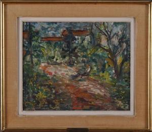 GROTZ DOROTHY R. 1906-1995,IN THE GARDEN,Stair Galleries US 2010-12-04