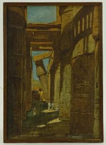 GROVES G,Egyptian temple ruins,1918,Burstow and Hewett GB 2017-12-20