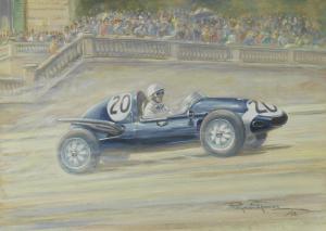 GROVES RAYMOND 1913-1958,studies of racing cars,1923,Bonhams GB 2015-06-26