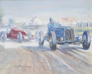 GROVES RAYMOND 1913-1958,The Ulster Trophy Race,1946,Christie's GB 2013-07-24
