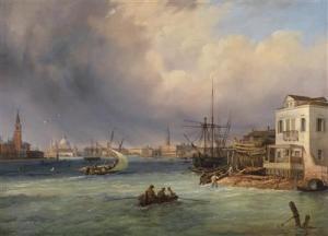 GRUBACS Carlo 1801-1878,View of Venice with Approaching Storm,Palais Dorotheum AT 2012-04-17