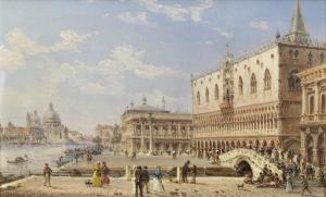 GRUBACS Giovanni 1829-1919,Doge's Palace with the Ponte della Paglia,Bonhams GB 2015-06-23