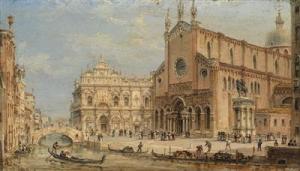 GRUBACS Giovanni 1829-1919,View of the Piazza San Giovanni et Paolo,Palais Dorotheum AT 2012-04-17