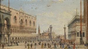 GRUBACS Giovanni 1829-1919,View of the Piazza San Marco,Palais Dorotheum AT 2012-04-17