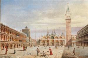 GRUBACS Marco 1839-1910,The Piazza San Marco in Venice,Palais Dorotheum AT 2015-10-22
