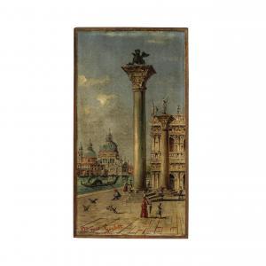 GRUBACS Marco 1839-1910,Vue de l'église de la Salute, Venise,Cornette de Saint Cyr FR 2024-02-21