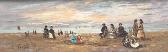 GRUBER 1900-1900,Beach scene,Aspire Auction US 2015-10-31