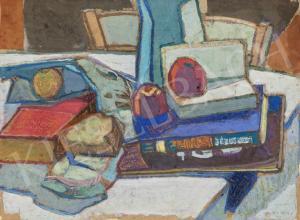 GRUBER Bela 1936-1963,Table Still Life,Kieselbach HU 2021-12-20