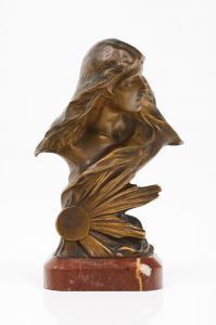 GRUBER FRANZ 1878-1945,A female bust,Veritas Leiloes PT 2021-04-14