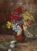 GRUBER FRANZ 1878-1945,Blumenstrauß in Vase,Palais Dorotheum AT 2015-05-19