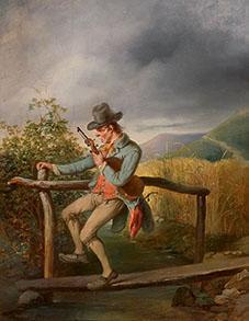 GRUBER Franz Josef,Betrunkener Violinist bei der Überquerung einesHol,Galerie Vogler CH 2008-05-24