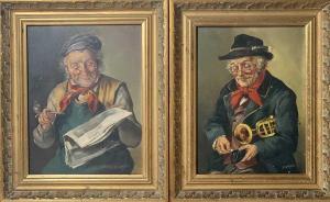 GRUBER 1900-1900,Two character studies,20th Century,David Lay GB 2021-01-28