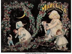 GRUELLE JOHNNY 1880-1938,Marcella, A Raggedy Ann Story book cover,1929,Heritage US 2021-10-04
