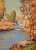 GRUELLE Justin C 1889-1978,Autumn Scene, New England,William Doyle US 2006-10-11