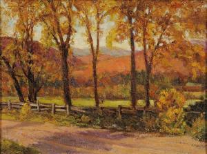 GRUET Jean Paul 1900-1900,Autumn Lane,Skinner US 2009-03-06