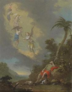 GRUND Norberta 1717-1797,Jacob’’s Dream of the Ladder to Heaven,Palais Dorotheum AT 2017-05-10