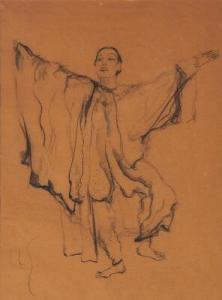 GRUNENBERG Arthur,Portrait of ballet dancer Tatjana Barbakoff,1899,Bruun Rasmussen 2018-10-15