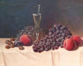 GRUNER LENGENFELD E,Still Life with Grapes, Apples and a Flute of Cham,William Doyle 2007-06-05