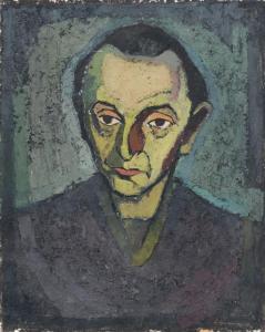 GRUNER Rudi 1909-1984,Bildnis Herr Schoenemann,1948,Schmidt Kunstauktionen Dresden DE 2018-03-24