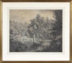 GRUNEWALD Georg Wilhelm 1749-1831,Parthie aus dem Löschwitzer Grunde,DAWO Auktionen DE 2015-09-30