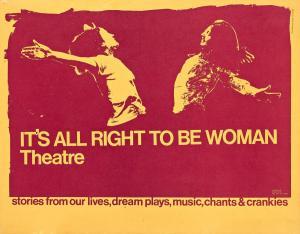 GRUNZWEIG Bedrich,It's All Right to be Woman Theatre. New York,1970,Swann Galleries 2022-06-02