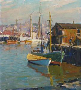 GRUPPE Emile Albert 1896-1978,At the Dock, Gloucester,Shannon's US 2003-10-23