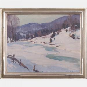 GRUPPE Emile Albert 1896-1978,Winter Scene,Gray's Auctioneers US 2016-01-27