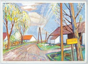 GRUS Jaroslav 1891-1983,Spring in Chlístov,1963,Art Consulting CZ 2023-10-15