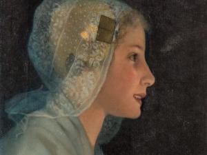 GRUST Theodor 1859-1919,Profile of a Woman,c.1900,Auctionata DE 2016-10-12