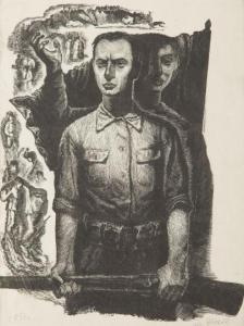 GRUSZKA Michał 1911-1939,Żołnierz z karabinem,1938,Desa Unicum PL 2017-02-09