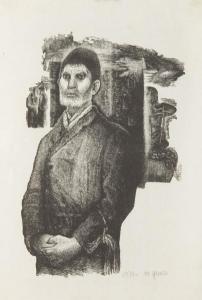 GRUSZKA Michał 1911-1939,Portret mężczyzny,1938,Desa Unicum PL 2017-02-09