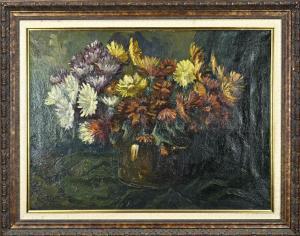 GRUTTER Hans 1900-2000,Vase with Flowers,20th century,Twents Veilinghuis NL 2024-01-11
