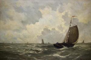 GRUYTER Jacob Willem 1856-1908,Onstuimige zee,Venduehuis NL 2021-10-17