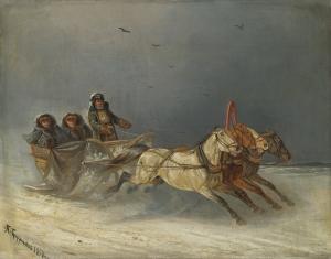 GRUZINSKY Peter Nikolajewitsch 1837-1892,TROIKA,1858,Sotheby's GB 2015-12-01
