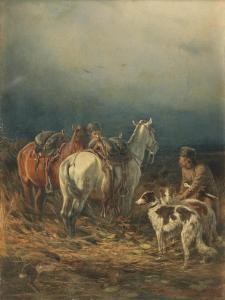 GRUZINSKY PETR NIKOLAEVICH 1837-1892,Hunting scene,1870,Bonhams GB 2018-06-06