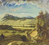 gschwender fritz 1897,Blick in eine weite sommerliche Landschaft,1942,Heickmann DE 2009-06-27